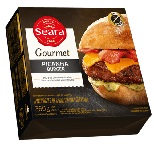 Blend picanha burger Seara Gourmet 360g