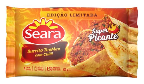 Burrito TexMex com Chilli Super Picante Seara 400g