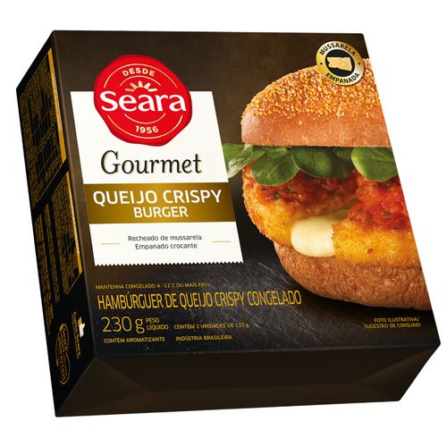 Queijo Crispy Burger Seara Gourmet 230g