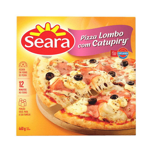 Pizza de Lombo com Catupiry Seara 460g