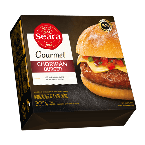 Choripan Burger Seara Gourmet 360g